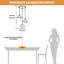 Luminaire suspendu coloré en verre, lampe suspendue réglable-715872348-715872351