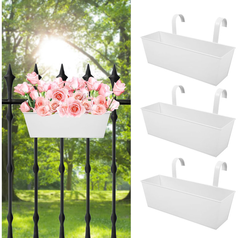 Ensemble de 3 jardinières suspendues 16 po