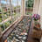 Hallway Rug Washable: Extra Long Floral Scalloped Carpet Non Slip Boho Rug for Indoor Entryway Stain Resistant Rug for Living Room-691794612-678585213