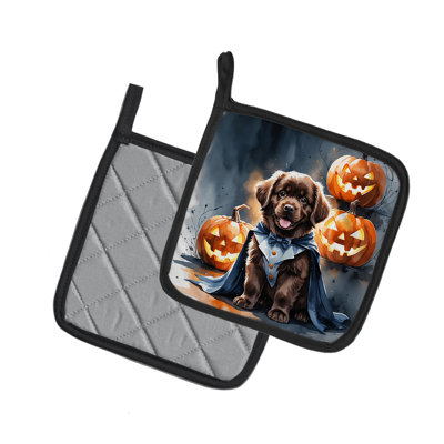 Paire de porte-pots chocolat chocolat