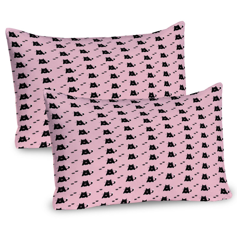 Ensemble de 2 taies décoratives pour chat Ambesonne, H 20 po x l 26 po
