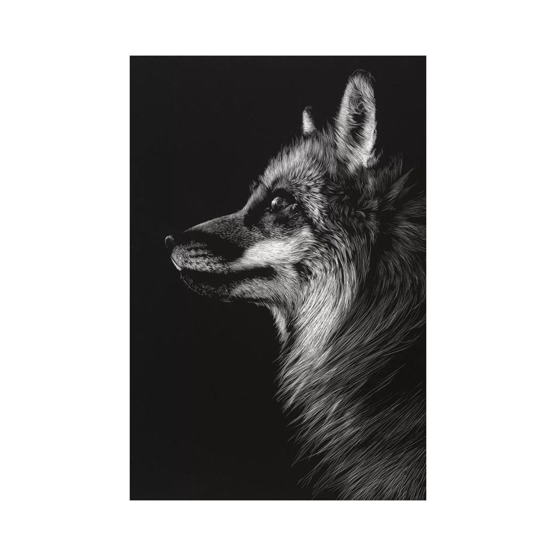 Black Glimpse V by Julie T. Chapman - Wrapped Canvas Gallery-Wrapped Canvas Giclée, 101.6 cm H x 66.04 cm W x 3.175 cm D