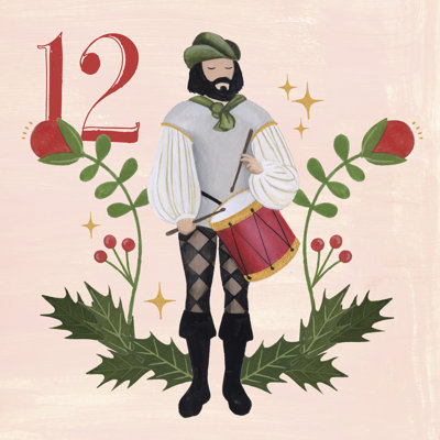 Twelve Days XII by Grace Popp - Wrapped Canvas Painting