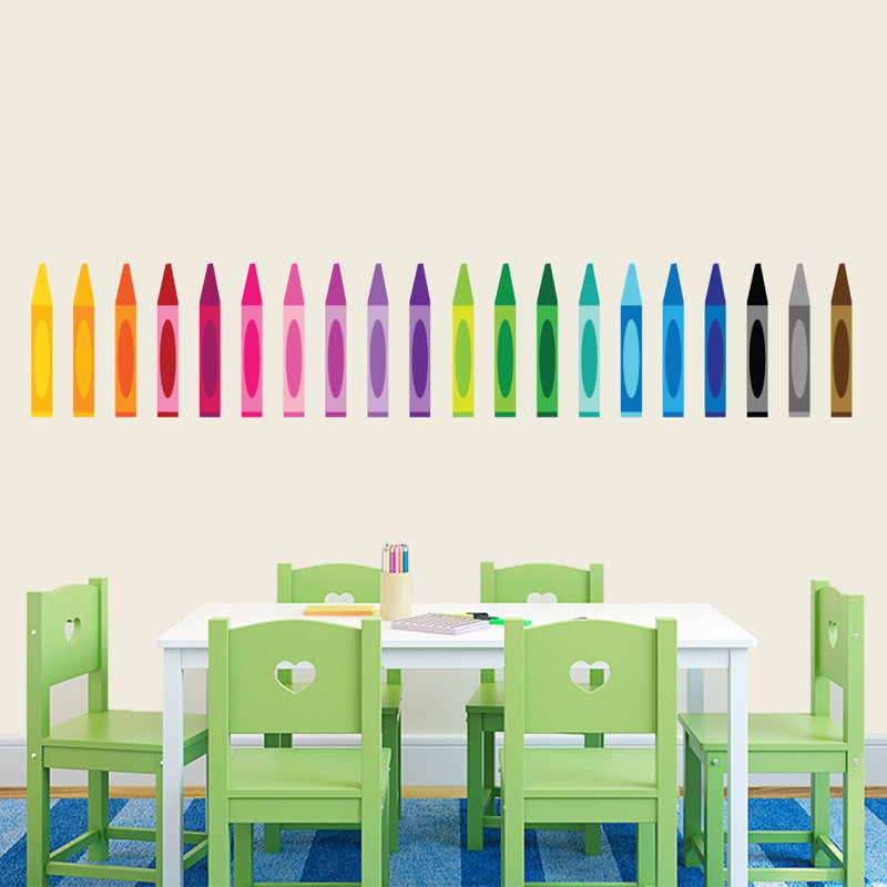 Abstract Wall Decal, 12" H x 64" W