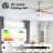 Vaczon 52" 5 - Blade Modern Ceiling Fan with 3CCT LED Lights and Remote Control-571703629
