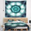 Tapisserie florale en forme de mandala-28508001