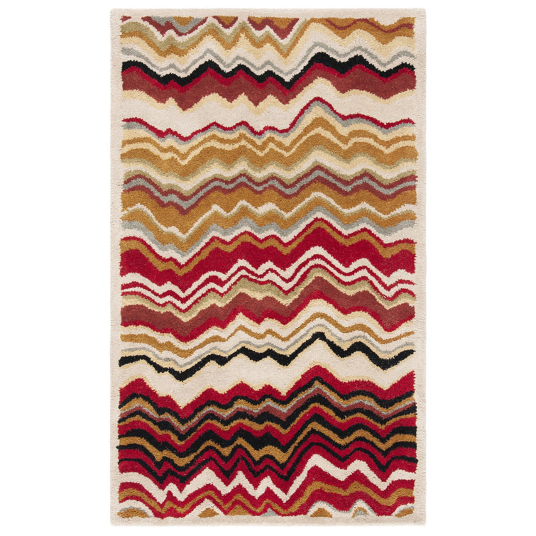 Tanner Hand Tufted Wool Abstract Rug