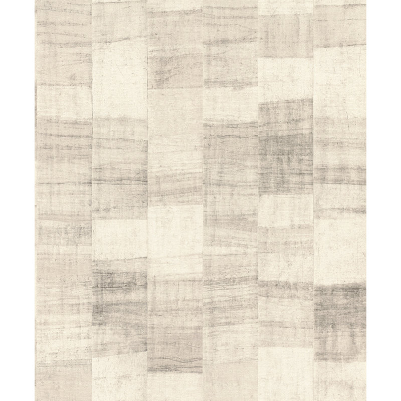 Papier peint rayé gris Ivo, Gris