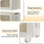 Ensemble de bacs de rangement en plastique