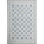 Hardanger Oriental Hand Tufted Wool Area Rug in Denim/White-214914120