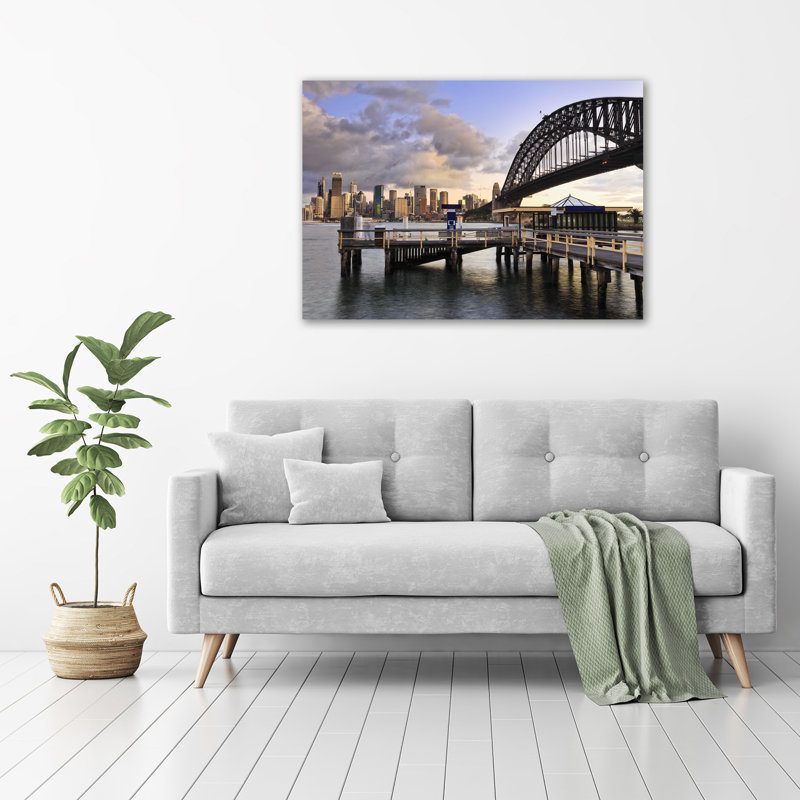 Bridge In Sydney - Wrapped Canvas Print