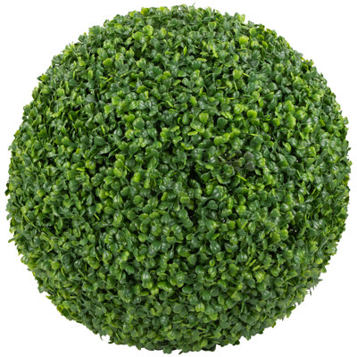 Sphère de jardin topiaire vert bicolore bicolore