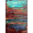 Multicolor Horizontal Blurry Patterned Decorative Washable Rug-1322779365