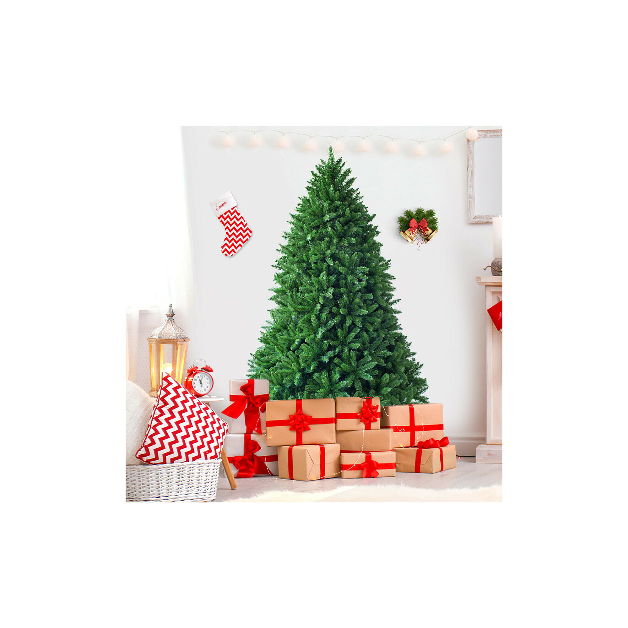 Artificial Fir Christmas Tree, 6' H