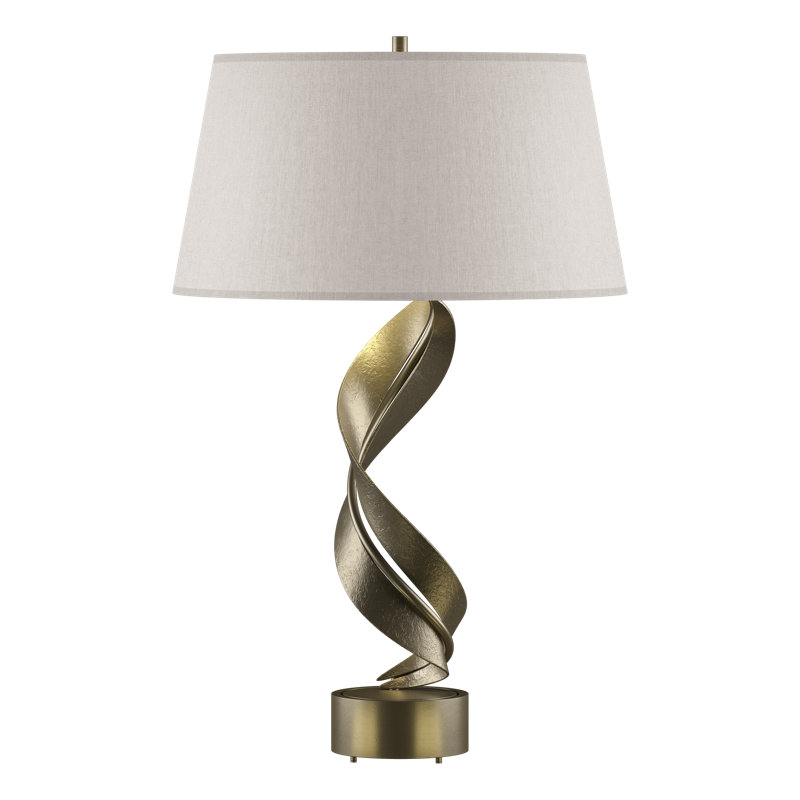 Folio 25.1" Table Lamp, Flax, Bronze