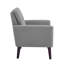 Fauteuil capitonné et rembourré