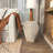 Cole And Grey Mother Of Pearl Shell Handmade Cream Side End Accent Table