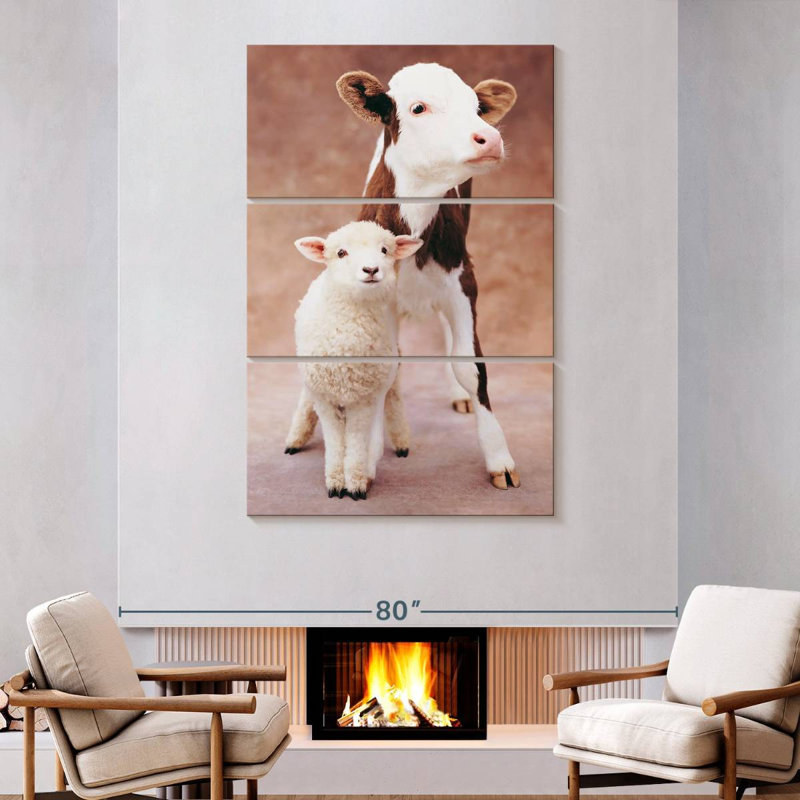 Brampt Mallowpuff And Romeo I, 74" H x 48" W