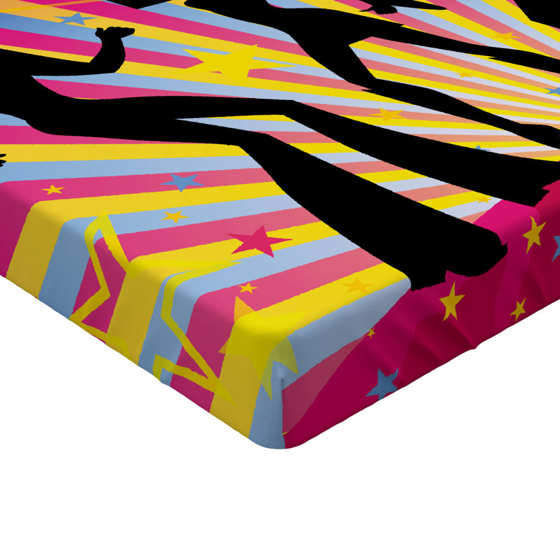 Microfiber Striped Fitted Sheet, Full Fitted Sheet