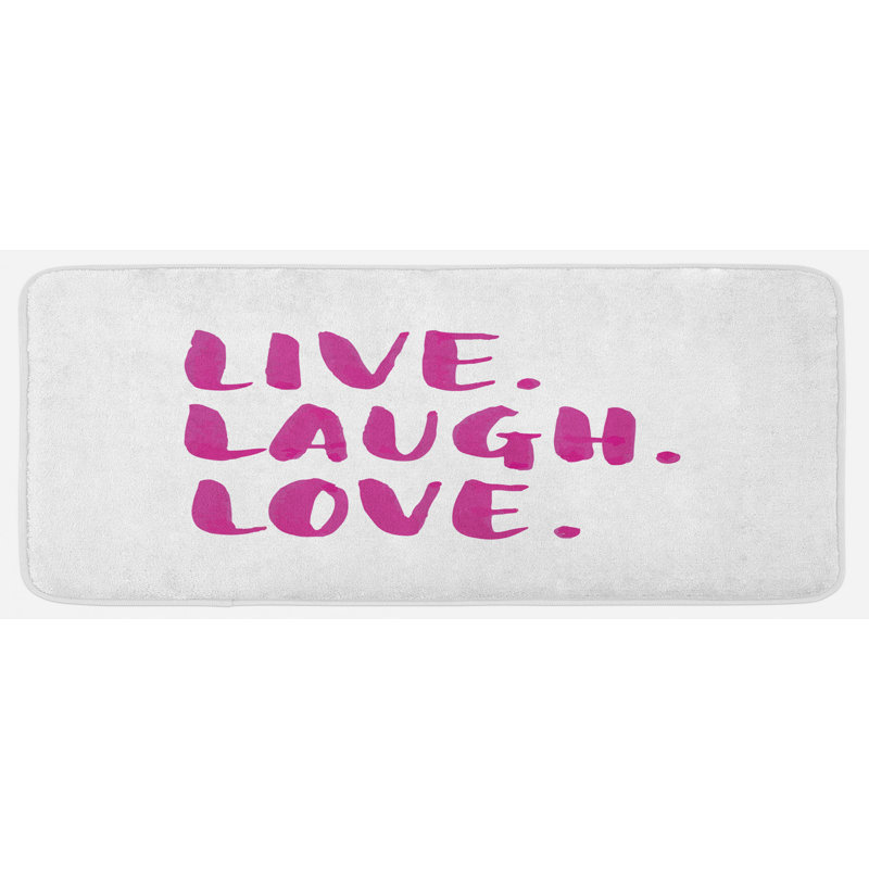Tapis de cuisine Live Laugh Love