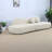Modern Curved Sofas, Boucle Upholstery, Spacious Living Room Style