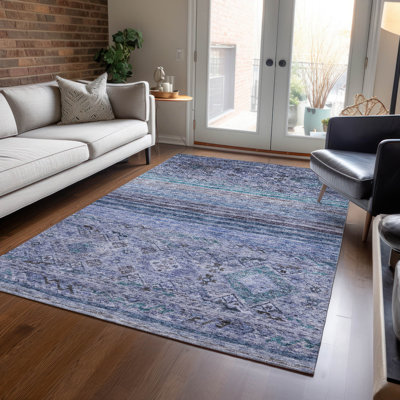 Tapis intérieur / extérieur bleu Fariza
