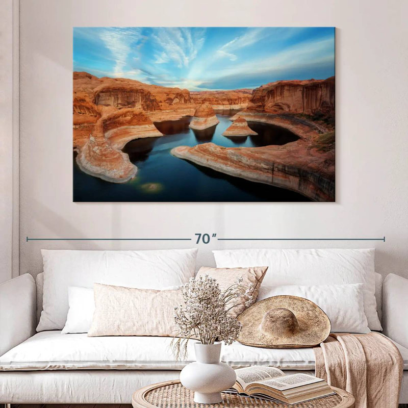 Serene Reflection Canyon, 34" H x 51" W