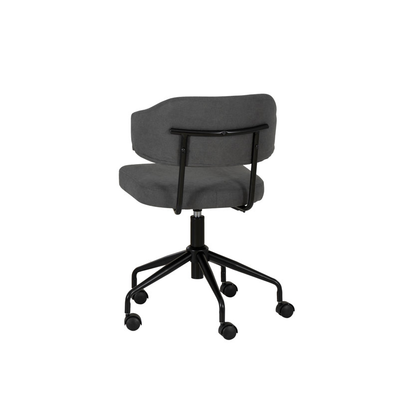 Tessa Swivel Office Chair, Gray
