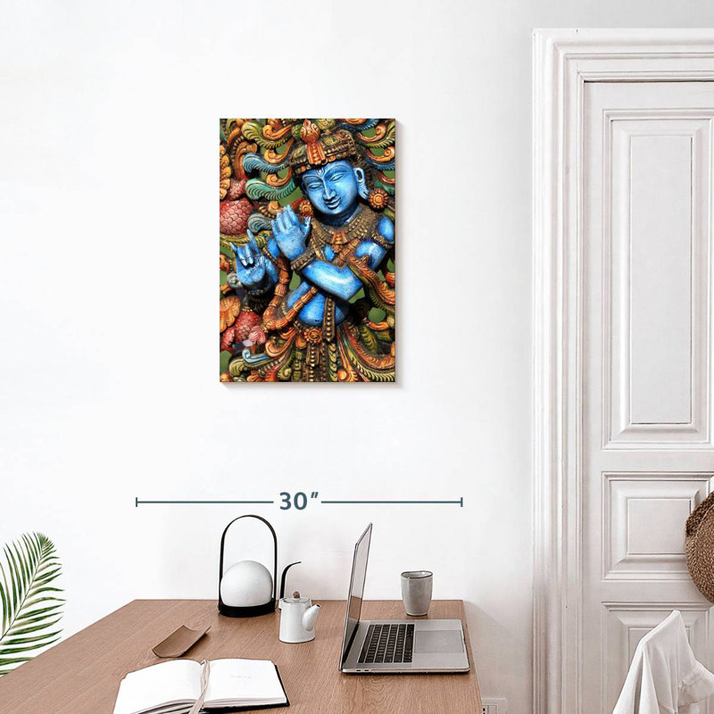 Adella Lord Krishna, 24" H x 16" W