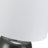 23in. 3-Way Gray Ceramic Table Lamp With Drum Shade-1812911514
