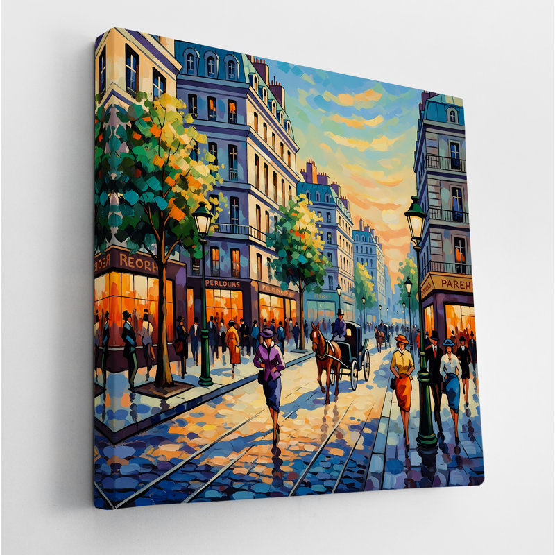 Après-midi à Montmartre, H 24 po x l 24 po