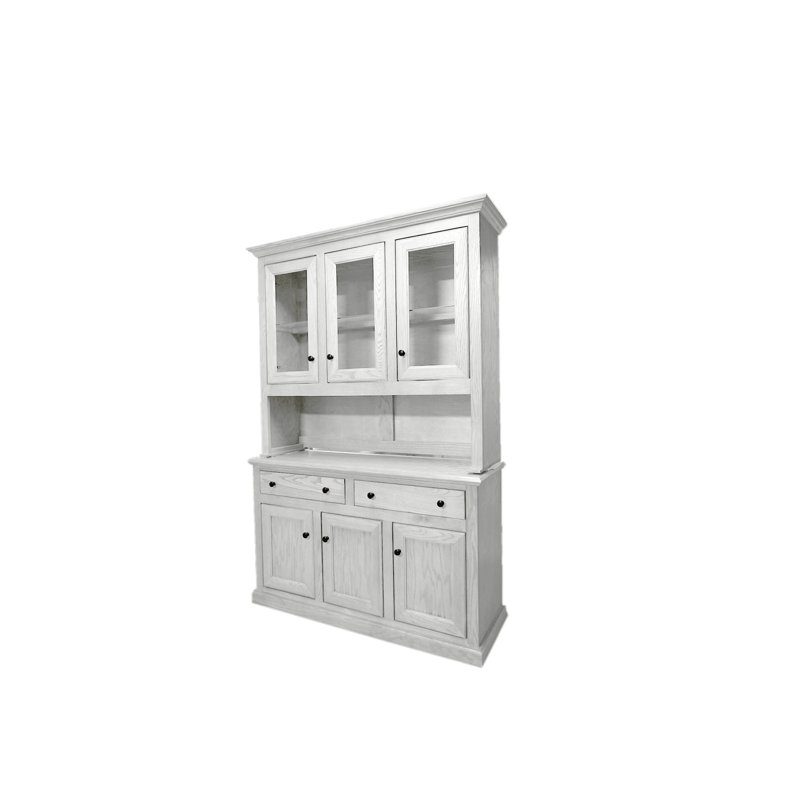 Buffet avec bahut Maksimilian, Blanc brillant