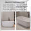 59" Freestanding Soaking Acrylic Bathtub
