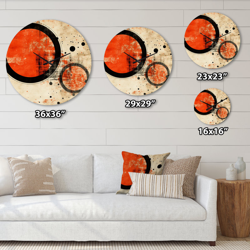 Metal Wall Clock, Medium