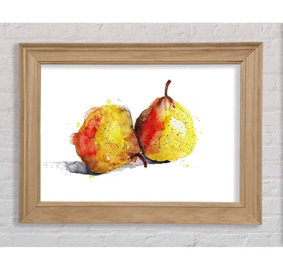 Pear Duo 2 - Einzelne Bilderrahmen Kunstdrucke