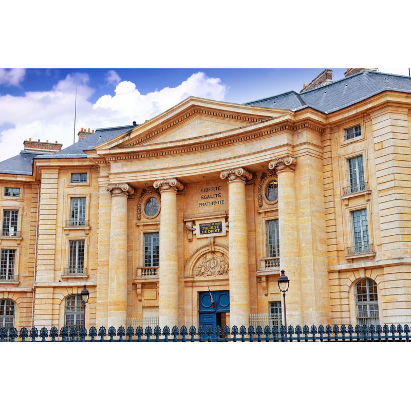 Paris University by Wylius - Wrapped Canvas Print, 51cm H x 76cm W x 3.8cm D