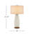 Water-Borne White Table Lamp