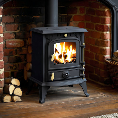 4.5kW Cast Iron Wood and Coal Burning Stove