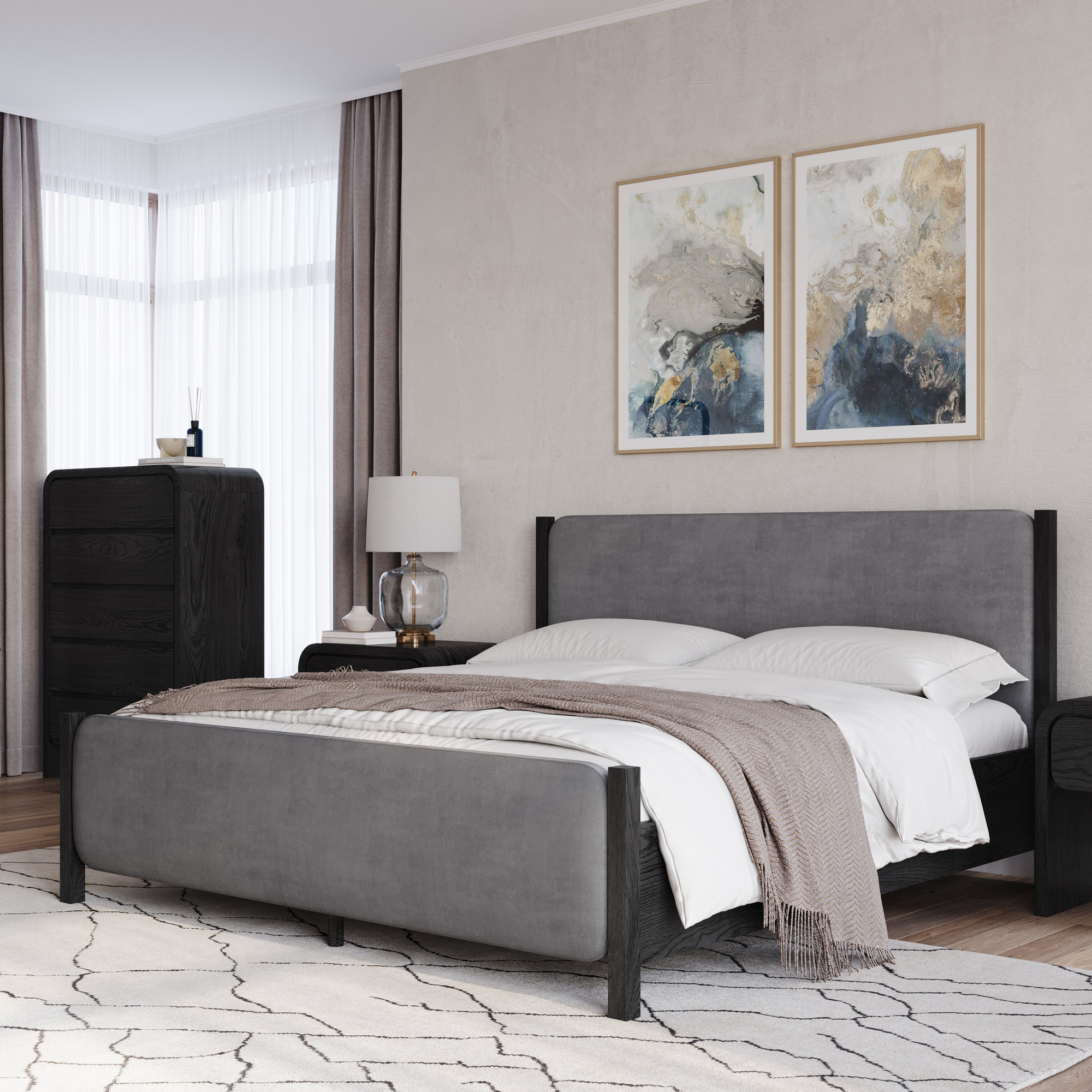 Leroy Panel Bed, King