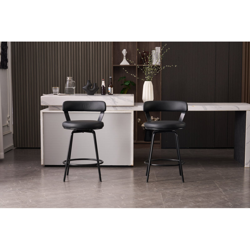 Kalista Swivel 24'' Counter Stool (Set of 2), 2