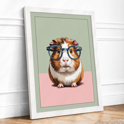 Guinea Pig In Shades Modern - Print
