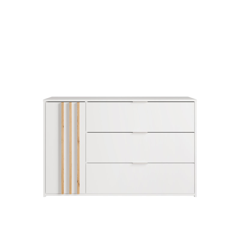 125 cm W Chest of 3 Drawers
