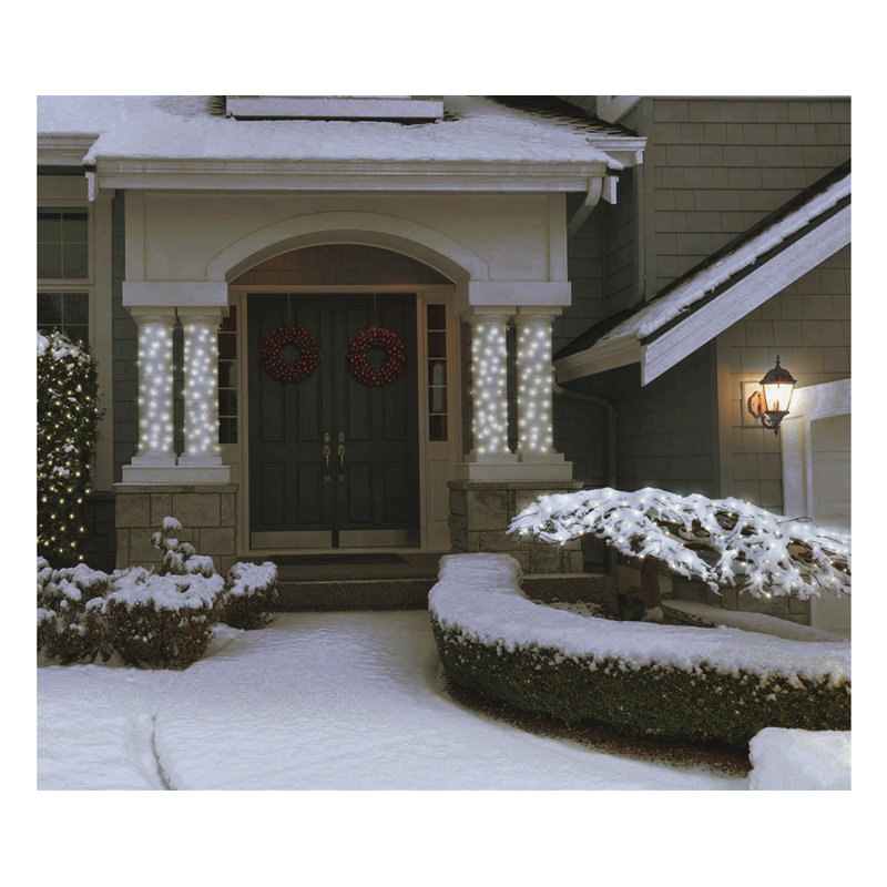 Abisaid 150 - Bulb 432'' Plug-in LED Mini String Light, White/Clear, White