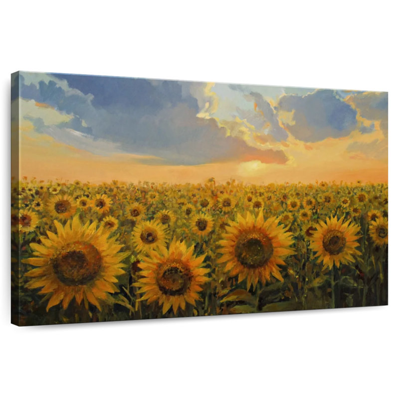 Champ de tournesols Alvord, H 32 po x l 48 po