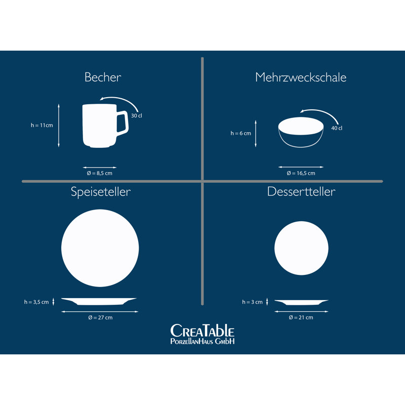 NATURE COLLECTION 16 Piece Dinnerware Set, Service for 4