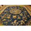 Blue And Cream Color Antique Floral Medallion Room Size Chinese Peking Rug