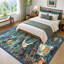 Tapis lavable rétro à motif de cerfs Woodland-453046272-453046278