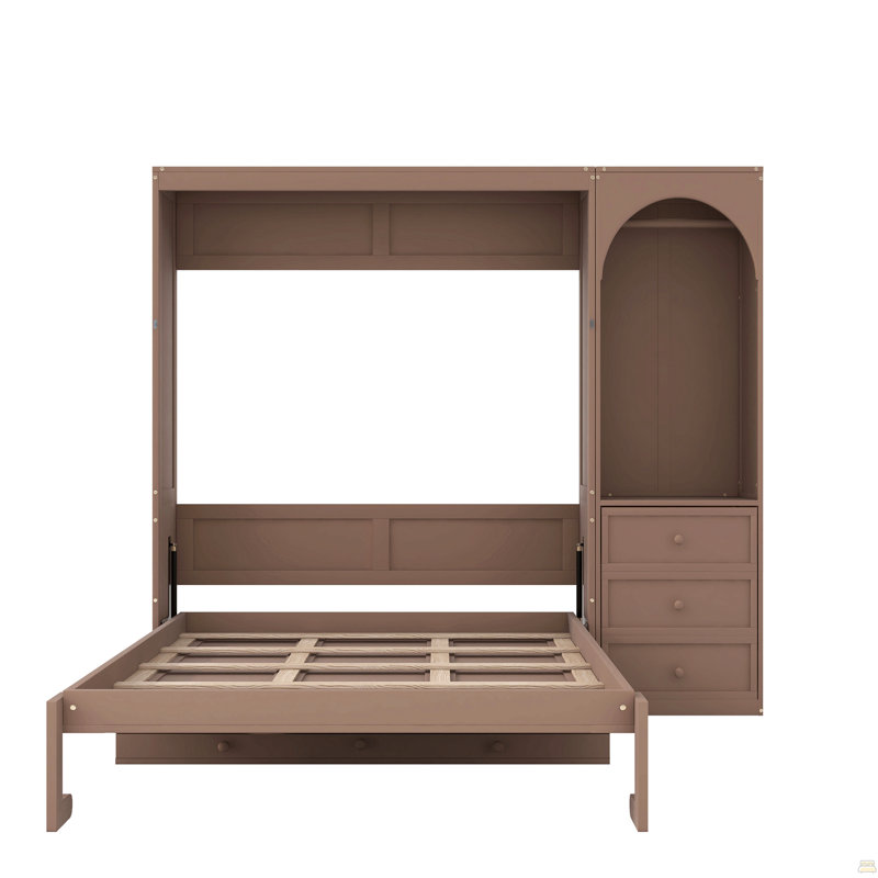 Cleo Gray Boucle Queen Bed