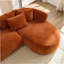 Canapé modulaire surdimensionné en L avec siège profond et méridienne orientée vers la droite pour les salons modernes-2009312967-2009312966
