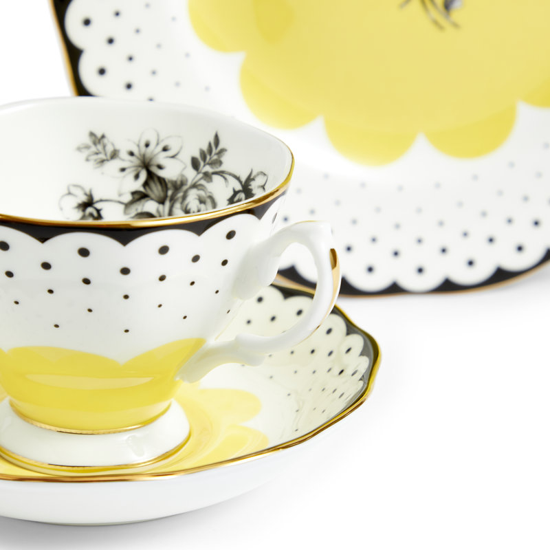 Royal Albert 100 Years Teacup, Saucer, Plate 20cm, 3 Piece Set, Wanda 1920